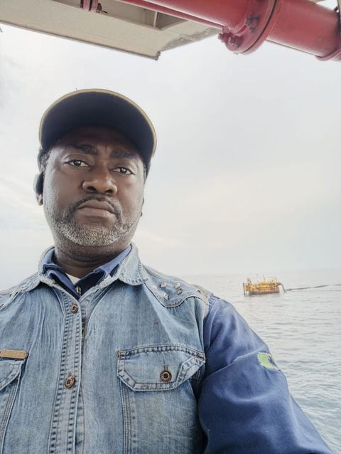 Eddy on a support vessel offshore